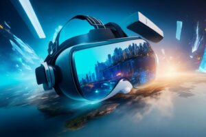 VR Headsets Unlocking Immersive Virtual Reality Experiences generate image