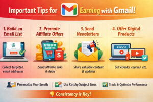 Important tips for Gmail earnings